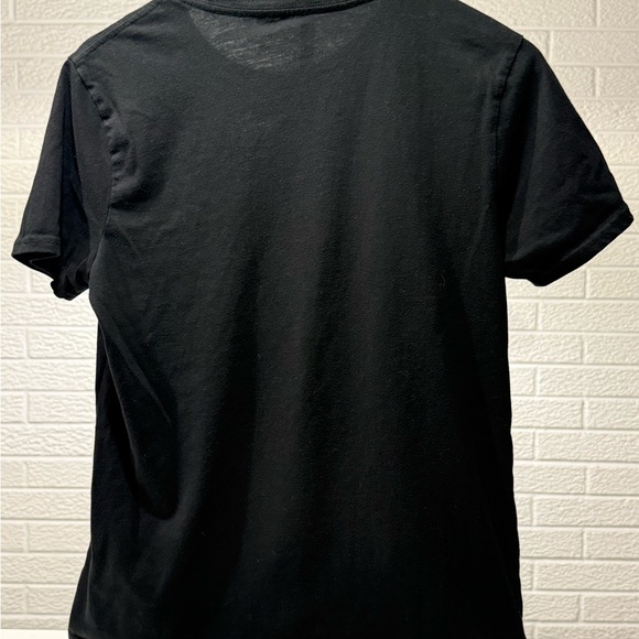 Nightmare Before Christmas Black Graphic T-Shirt with Purple and White Design - Picture 2 of 3